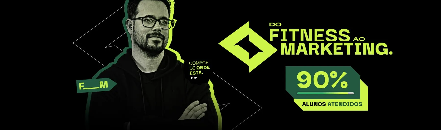 Do Fitness ao Marketing — 90% dos alunos atendidos
