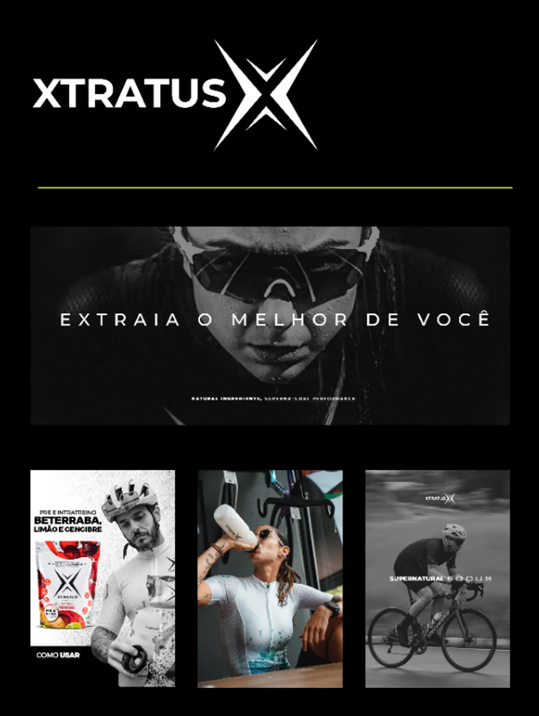 Peças de comunicação criadas pela BOICO para Xtratus