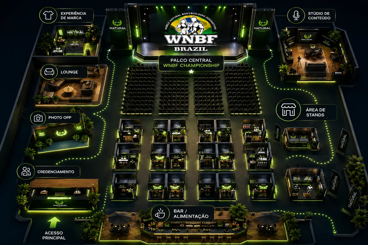 EXPO WNBF Brazilian Championships como Mr. Olympia