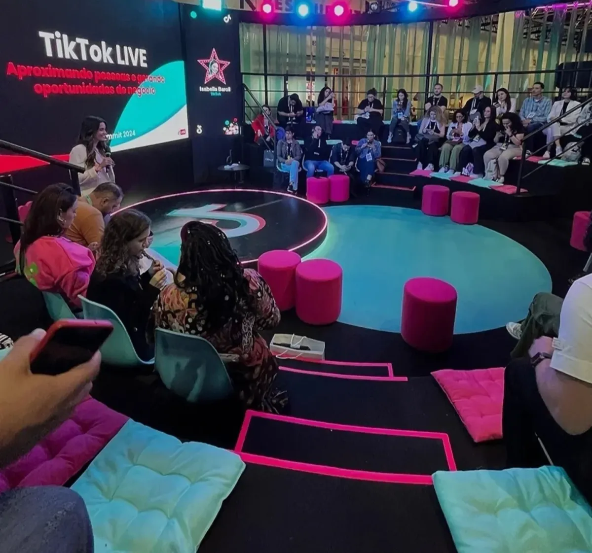 Área Tik Tok no RD Summit