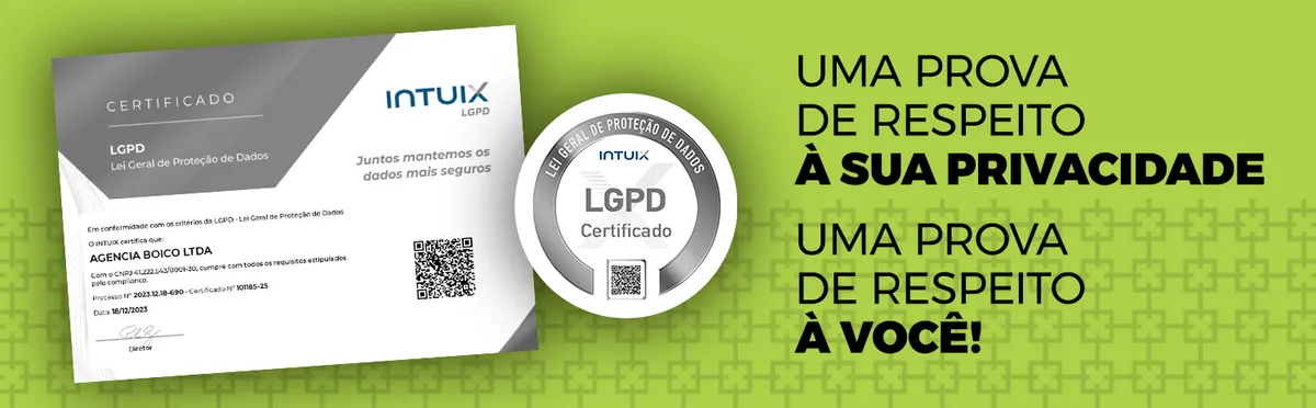 Certificado BOICO de LGPD