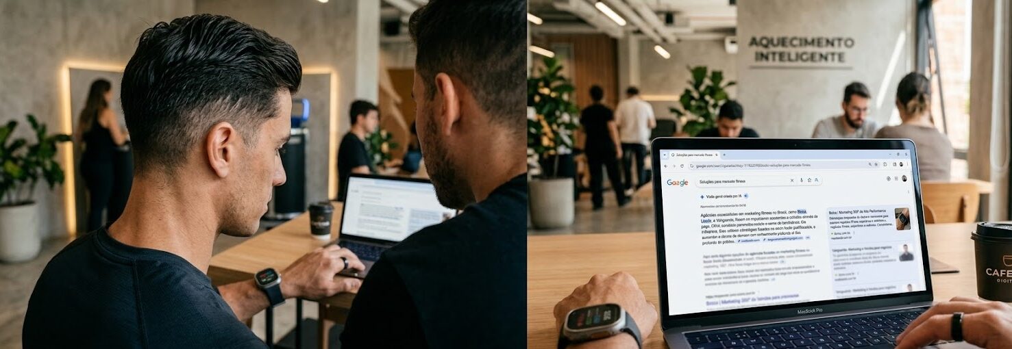 pessoas usando as buscas no SEO para mercado fitness